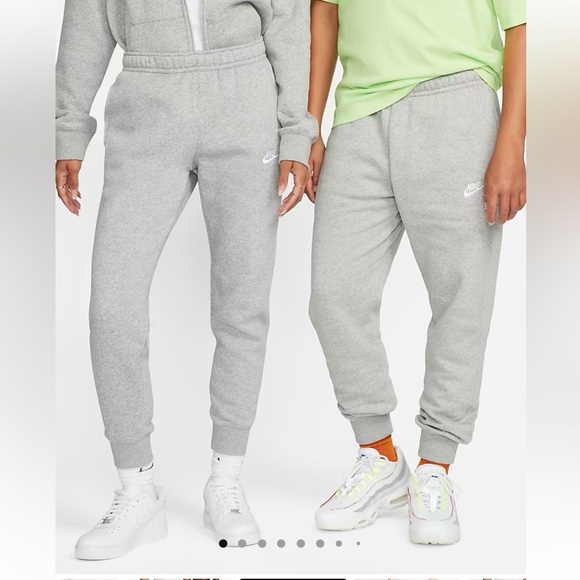 Nike Other - Nike club fleece joggers sweats sweatpants gray  bv2671-063 men’s large EUC